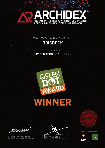 Chứng nhận Green Dot Award - Công Ty Cổ Phần Floordi